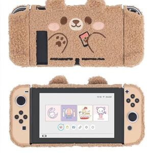 Geekshare Cute Plush Protective Case Cover Compatible With Switch-Shock